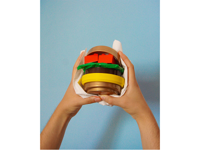 Plastic Food design direction food hamburger photography plastic