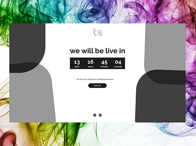 Countdown Timer for a Website - UI 100daysofui adobexd dailyui design ui