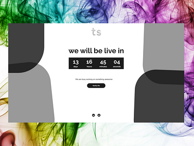 Countdown Timer for a Website - UI