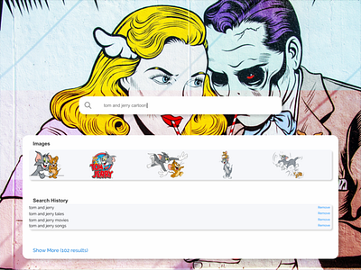 Search Cartoons 100daysofui adobexd dailyui design ui