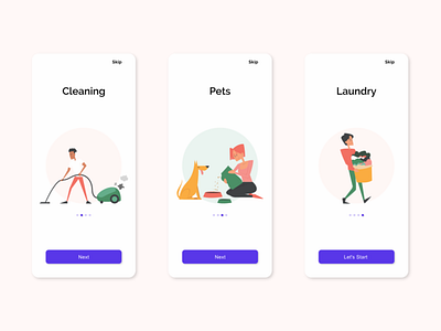 Chores Onboarding App UI