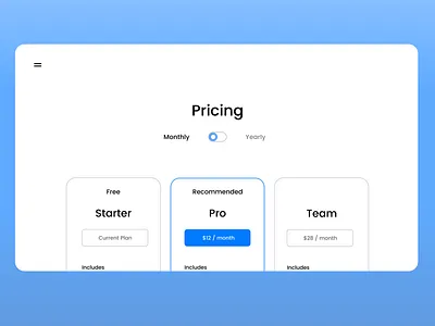 Price Table 100daysofui adobexd dailyui design ui