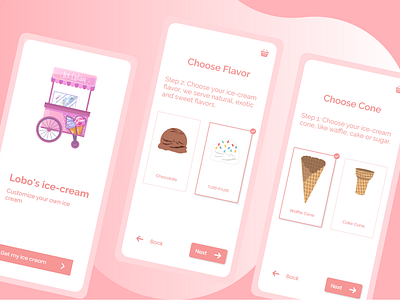 Lobo's Ice-Cream 100daysofui adobexd dailyui design ui