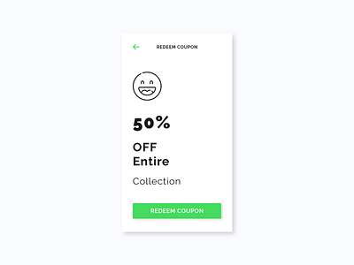 Redeem Coupon - Design 100daysofui adobexd dailyui design ui