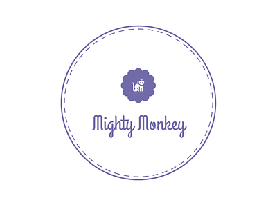 Monkey Business - Badge 100daysofui adobexd app badge dailyui design monkey monkey logo monkeys ui