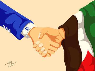 Peace illustration illustration art illustrator israel palestine peace