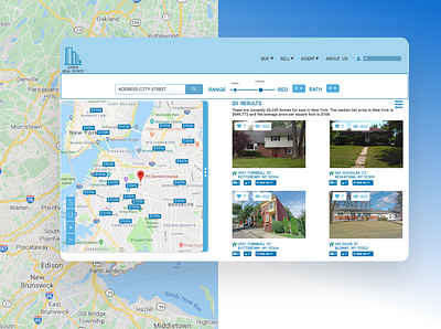 Real Estate design real estate ui ux web design