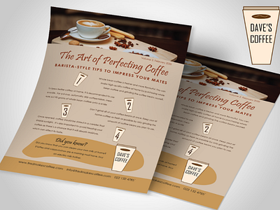 Coffee Shop Flyer 002 shawflyerdesign design flyer