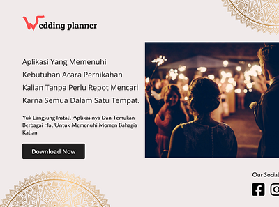 Wedding Planner Simply branding ui webdesign webs wedding