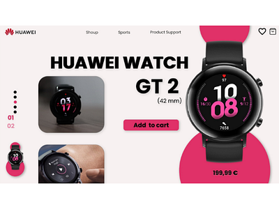 Huawei smart watch leading page appdesign ui uidesign uiux userinterface ux uxdesign webdesign design