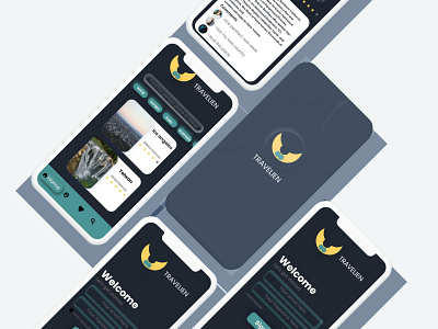 ui app design travellien