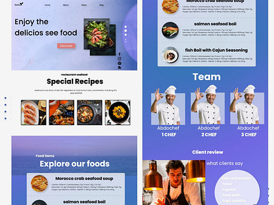 See Food ui web site 3d animation branding graphic design logo motion graphics ui uiux