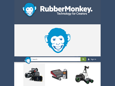 Rubber Monkey Logo Redesign branding design graphics logo minimalist vector vector art