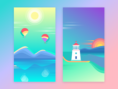 Free Colorful Wallpapers colors download free gradient illustration interface iphone minimal mobile sketch ui wallpaper