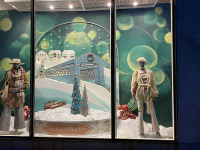 Anthropologie Holiday Window 2021