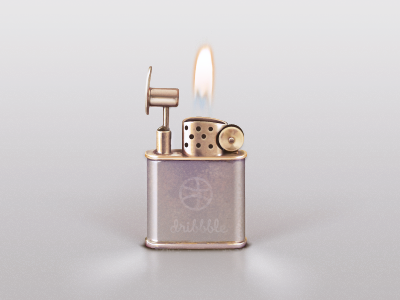 dribbble lighter