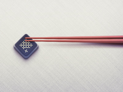 Cantwait chopstick dribbble icon photoshop sushi vector