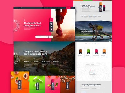 Oxycell website battery boost energy cell charge easytouse ui ux website