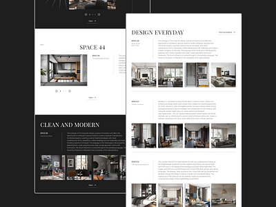 Interior Design Studio design ui web design