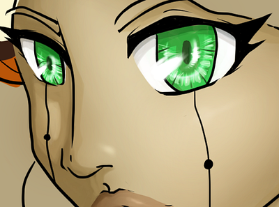 medusa eyes anime digital painting illustration illustration art