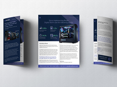 bi-fold brochure design