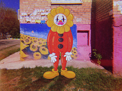 Flower Town Clown 1930 1930s cartoon cartoon character cartoon illustration character character design characterdesign clown clowns flower flowers illustration illustration art lowbrow art lowbrowart retro rubber hose rubberhose vintage