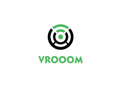 Vrooom logo Design app branding cars creative dailylogochallenge illustrator logo logodesign