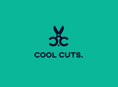 Cool Cuts Logo Design barber barbershop branding creative design hair hair salon illustrator logo logodesign