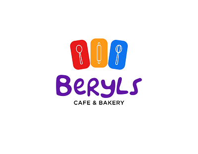 Beryls Cafe & Bakery Logo Design bakery bakery logo branding breakfast creative design dessert illustration logo logo design logodesign