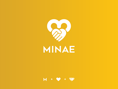 Minae branding charity children design family flat icon illustration illustrator logo logo design logodesign