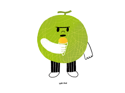 🍈 character illustration