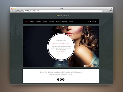 Lambo - Photography WordPress Theme flat flat ui fullscreen photography responsive theme ux wordpress