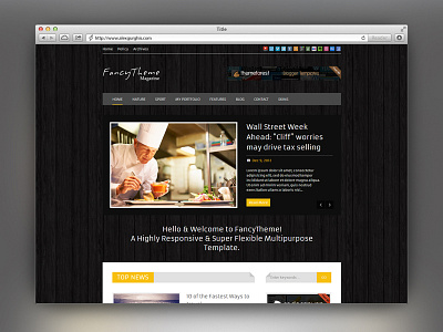 FancyTheme - FREE Html Template