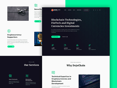 Fintech Landing Page branding business crypto cryptocurrency fintech illustration inspiration landing page ui uiux ux website