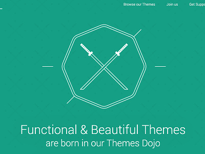 ThemesDojo new website. clean company creative dojo ninja themes themesdojo website wordpress