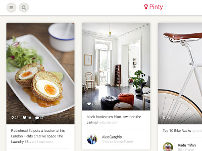 Pinty - Pins Responsive Material Design WP Theme