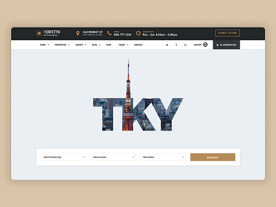 Real Estate Tokyo Landing Page WIP html landing landingpage realestate theme tokyo website wip wordpress