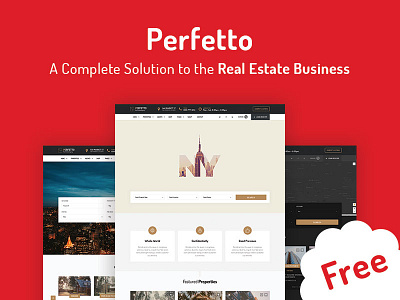 Perfetto - Free Real Estate WordPress Theme estate free real real estate theme wordpress