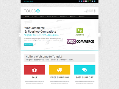 Toledo e-Shop e commerce e shop jigoshop woocommerce wordpress