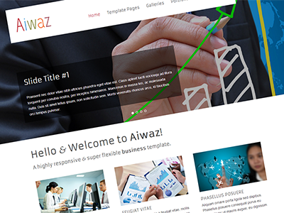 Aiwaz - Free Premium Template free html premium template