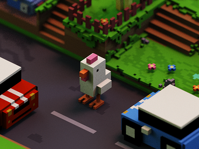 crossy road fan art