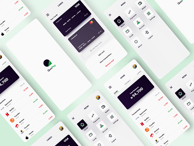 QuoPay; Banking Application bank app dailyui design ui ux ui ux uidesign uidesigner uxdesign