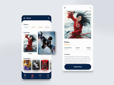 Movie Streaming App app app design app ui design mobile app mobile ui movie movie app ui ui ux ui design uiux