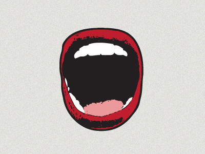 taGueule logo blog bouche gueule lips logo mouth red shut up tagueule teeth web