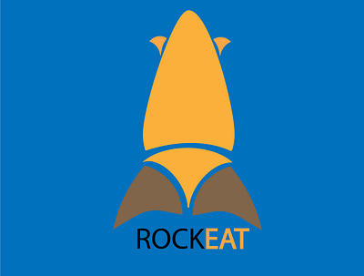 rockeat branding design logo design branding logo designer logodesign logos rocket rocket vector