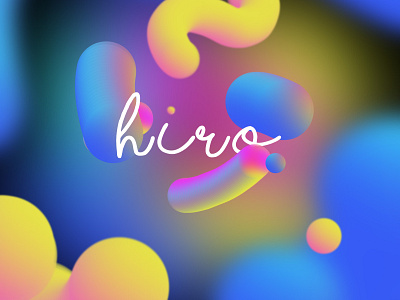 Hiro colourful design illustration vector