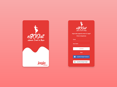 Splash Screen "Njoget" android android app app design login screen mobile mobile app mobile design mobile ui splashscreen ui ui ux design ui design ui ux uidesign uiux ux ux design uxdesign uxui