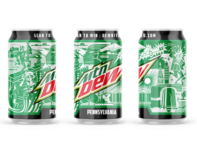 One Color, Dewnited Pennsylvania Mountain Dew