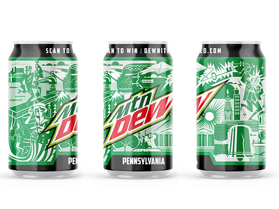 One Color, Dewnited Pennsylvania Mountain Dew