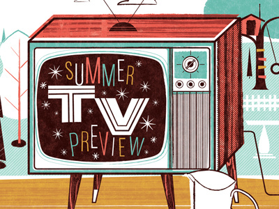 Summer tv dribbble